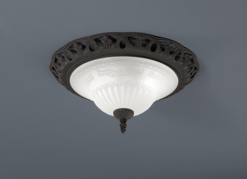 Trio Leuchten RUST - lampa sufitowa o antycznej stylistyce