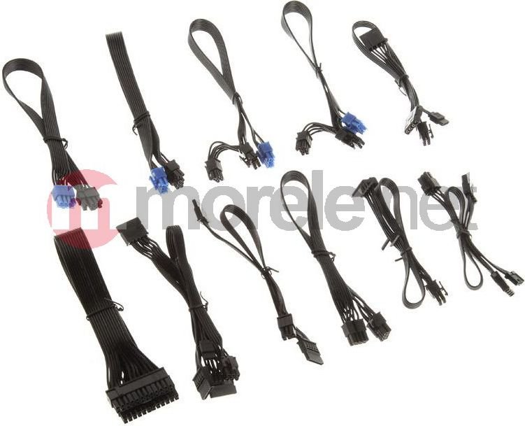 SilverStone Zestaw kabli, Czarny SST-PP05-E