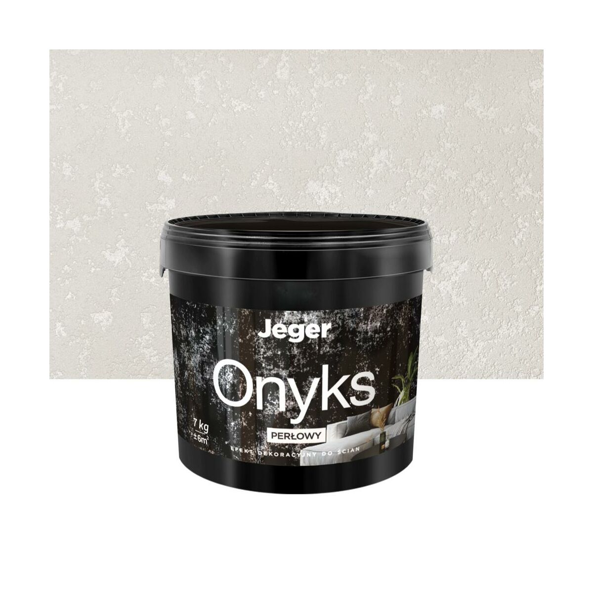 Efekt dekoracyjny do ścian Onyks 7 kg perłowy Jeger