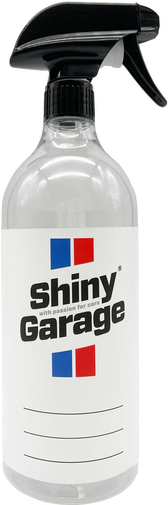 Shiny Garage Bottle  butelka z pustą etykietą i atomizerem 1l