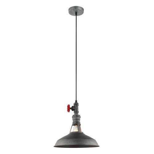 Italux GARIBALDO MDM-2781/1 GR+BK lampa wisząca a