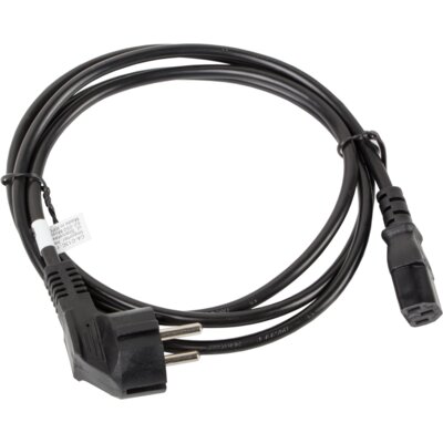 LANBERG LANBERG Kabel zasilający CEE 7/7 IEC 320 C13 VDE 1.8M czarny (CA-C13C-11CC-0018-BK)