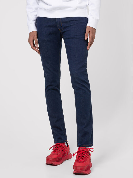 Hugo Jeansy Extra Slim Fit 734 50441720 Granatowy Extra Slim Fit