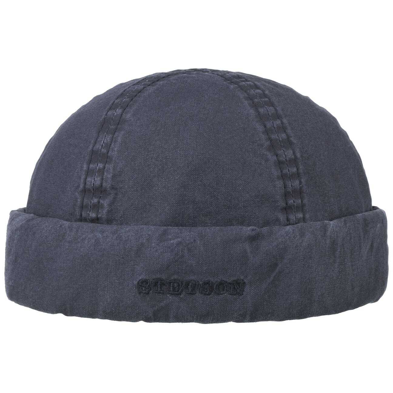 Czapka Dokerka Delave Organic Cotton by Stetson, ciemnoniebieski, XXL (62-63 cm)