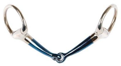 HARRY''S HORSE Wędzidło oliwkowe ze SŁODKIEGO METALU 14 mm