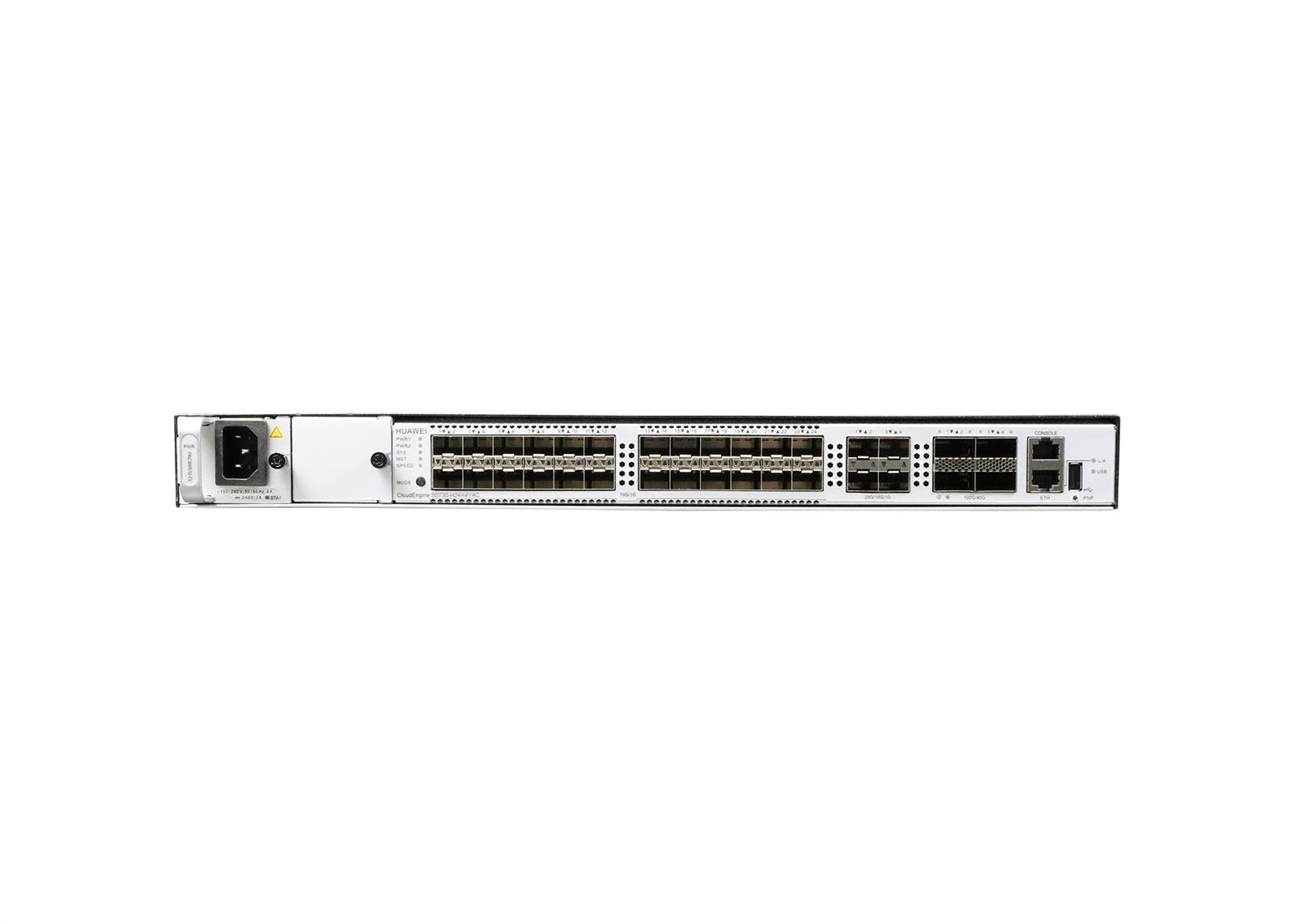 S6730-H24X4Y4C - 24x 10GE SFP+, 4x 25GE SFP28, 4x 100GE QSFP28, Huawei S6730-H Switch