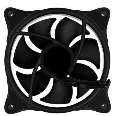 Aerocool ECLIPSE ARGB DUAL SLIM RING LED Wentylator 120x120x25mm + 6PIN adapter