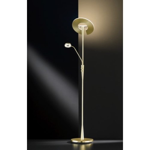 Trio Oświetlenie Leuchten Quebec Lampa Stojąca LED Mosiądz, 1-punktowy 422710308