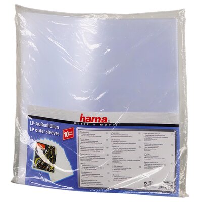 Hama LP-powłok zewnętrznych, przezroczysty, 10 sztuki 00051271