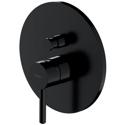 Omnires Bateria wannowa podtynkowa czarny mat Omnires Y Y1235BL