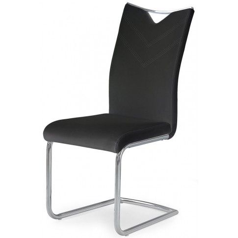 Czarne Krzesło Minimalistyczne M2-K65
