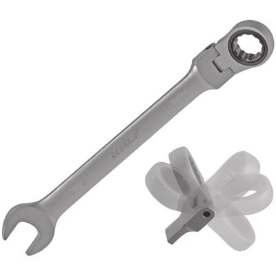 Hartsson Klucz 10mm płasko-oczkowy grzechotka przegub 14GP44 14GP44