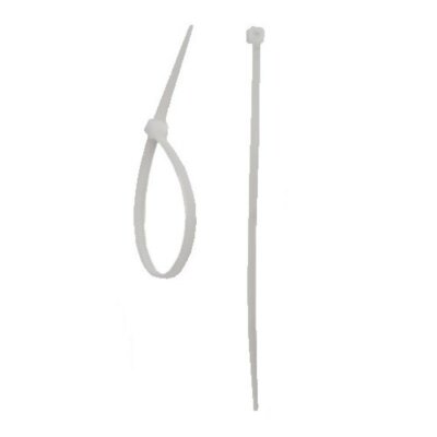 DEDRA Opaski zaciskowe 11B48371 4.8 x 370 mm 25 szt.) Biały