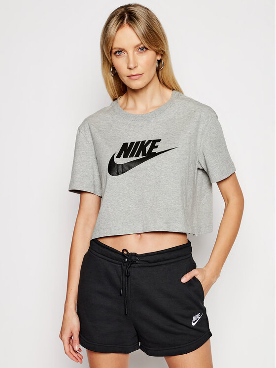 Nike T-Shirt Essential BV6175 Szary Loose Fit