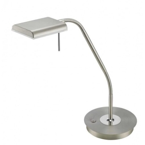 Trio Oświetlenie Sorpetaler Bergamo lampa stołowa LED Nikiel matowy, 1-punktowy 520910107