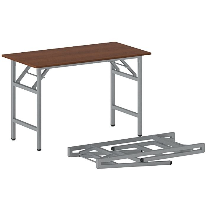 B2B Partner Stół konferencyjny FAST READY z srebrnoszarym stelażem, 1100 x 500 x 750 mm, czereśnia 499243