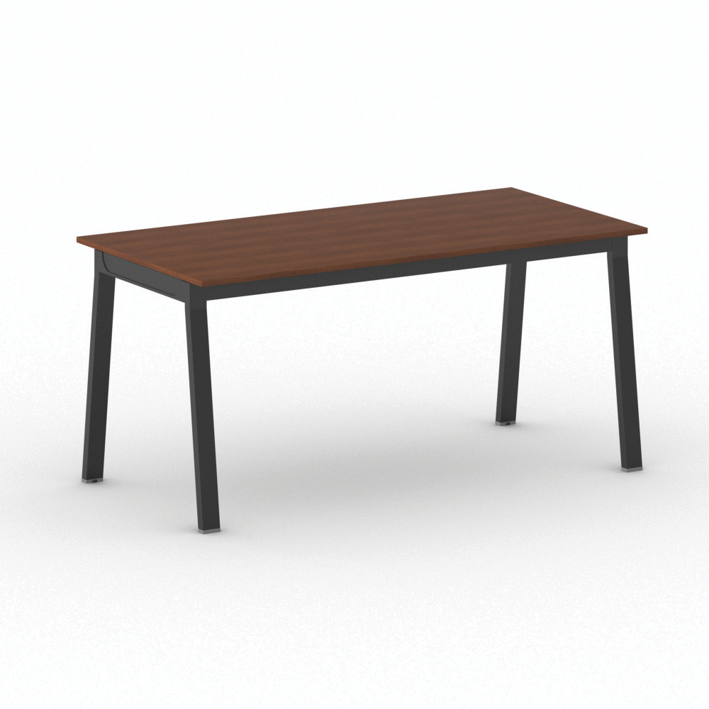 B2B Partner Stół PRIMO BASIC z czarnym stelażem, 1600 x 800 x 750 mm, czereśnia 499331