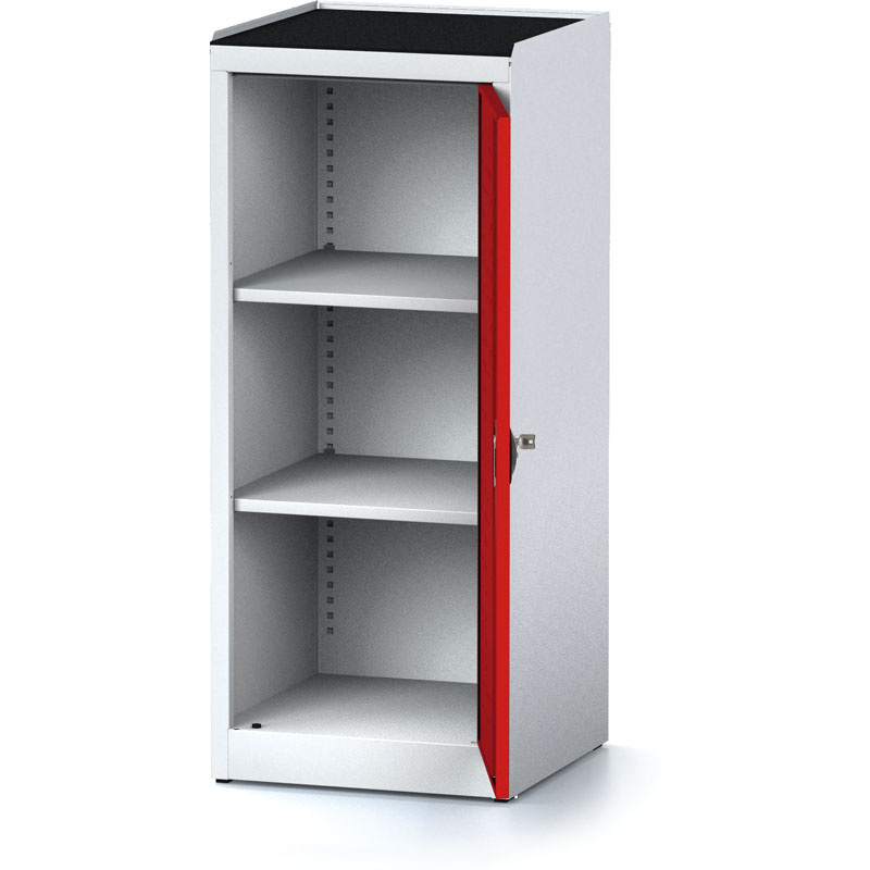 Alfa 3 Szafa warsztatowa MECHANIC, 1170 x 490 x 500 mm, 2 półki, czerwone drzwi 1262706