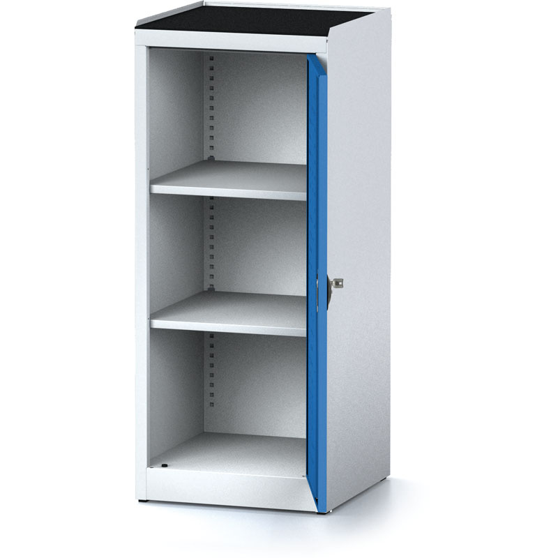 Alfa 3 Szafa warsztatowa MECHANIC, 1170 x 490 x 500 mm, 2 półki, niebieskie drzwi 1262705