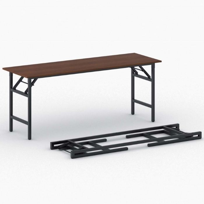 B2B Partner Stół konferencyjny FAST READY z czarnym stelażem, 1700 x 500 x 750 mm, czereśnia 499531