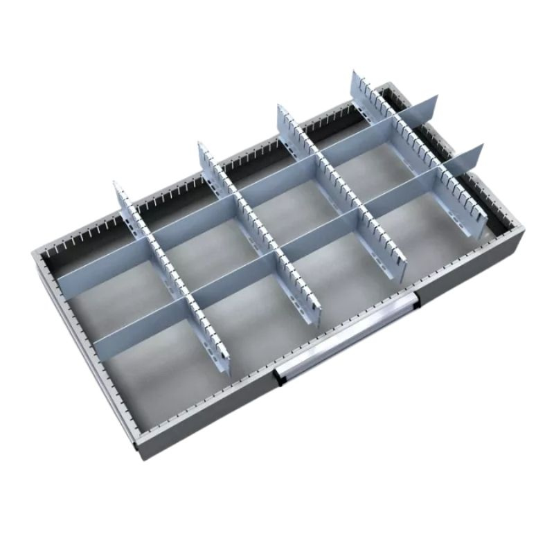 Alfa 3 Zestaw przegród do szuflad szaf MECHANIC, 15 pól 1262629