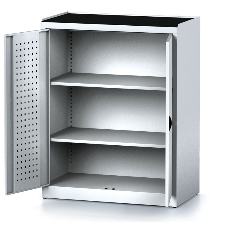 Alfa 3 Szafa warsztatowa MECHANIC, 1170 x 920 x 500 mm, 2 półki, szare drzwi 1262683
