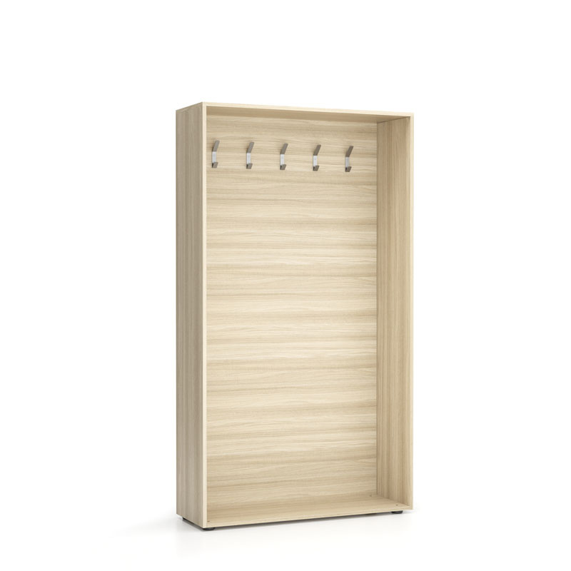 PLAN Ścianka na ubrania (wieszak), 5 haczyków, naturalny dąb 6101281