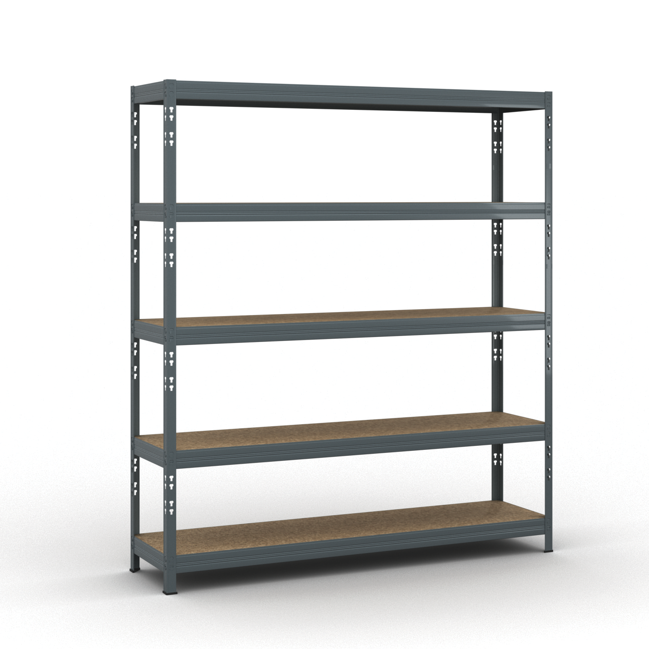 B2B Partner Regał półkowy 1786 x 1600 x 400 mm, nośność 350 kg 540019