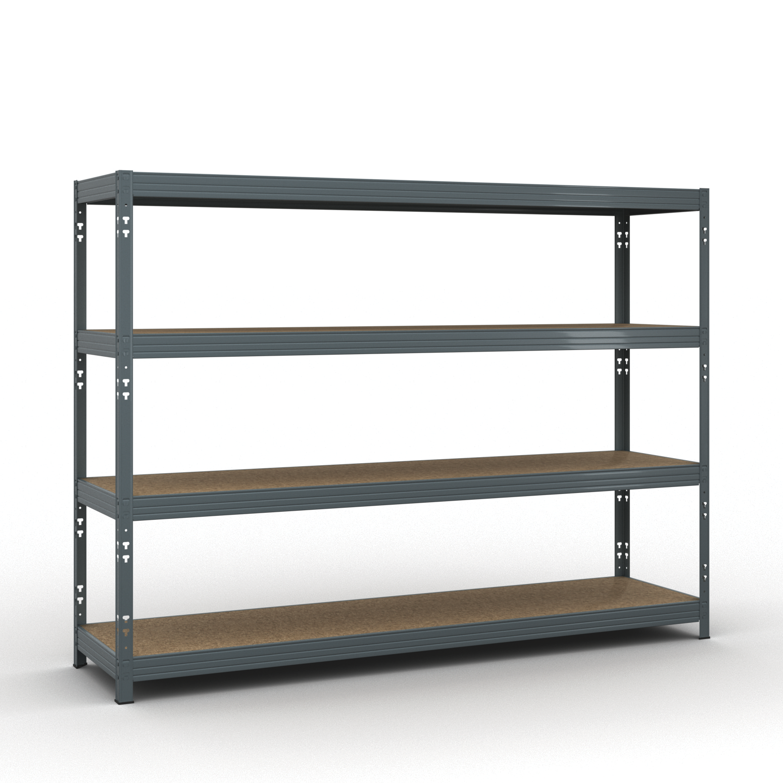 B2B Partner Regał półkowy 1853 x 2400 x 600 mm, nośność 450 kg 540024