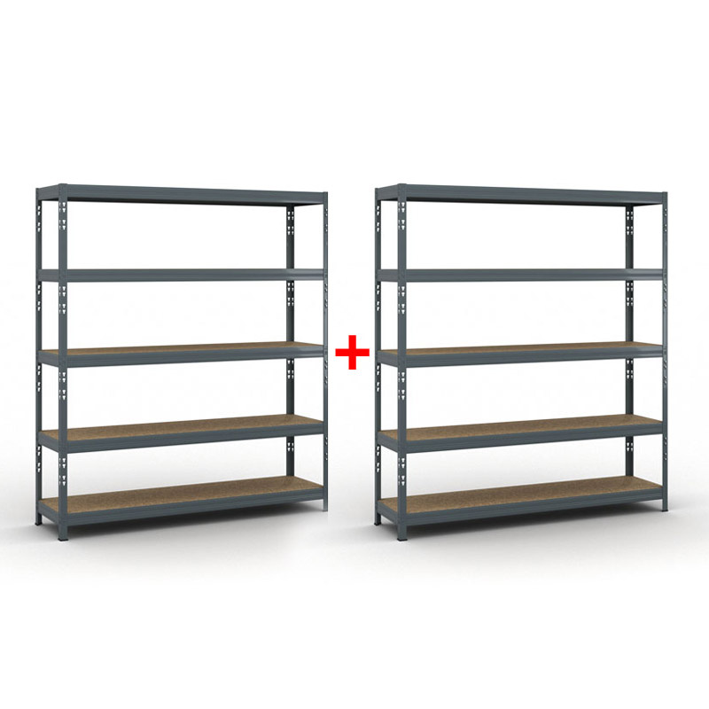 B2B Partner Regał półkowy 1786 x 1600 x 400 mm, nośność 350 kg 1+1 GRATIS 540043