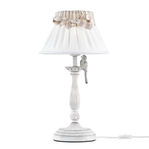 MAYTONI Lampa stołowa Bird z ręcznie wykonanym ptakiem