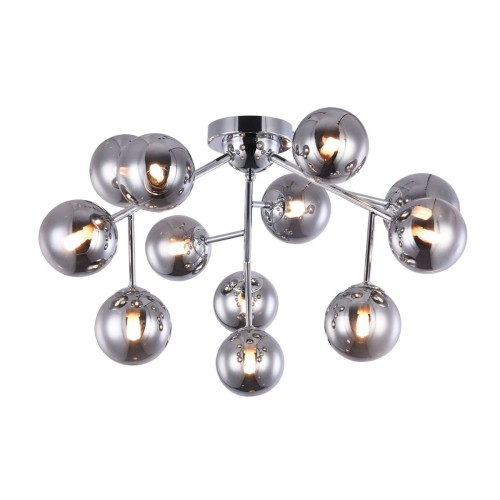 Maytoni Plafon LAMPA sufitowa DALLAS MOD545PL-12CH Maytoni szklana OPRAWA modernistyczna kule balls przydymione MOD545PL-12CH