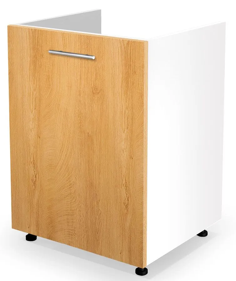 Szafka kuchenna pod zlewozmywak dąb miodowy Z7-T14