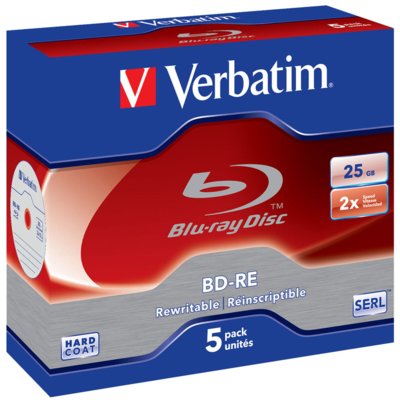 Verbatim BD-RE Blu-Ray 25GB 2x box (43615)