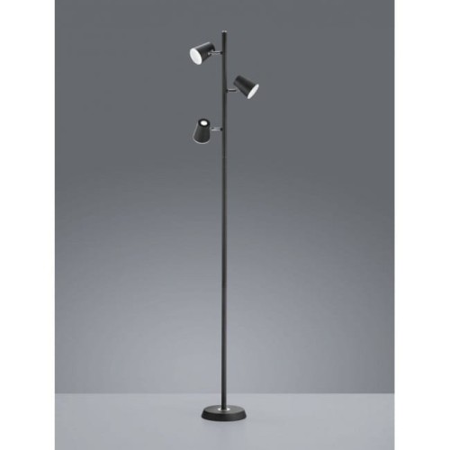 Trio Oświetlenie NARCOS Lampa Stojąca LED Czarny, 3-punktowe 473190332