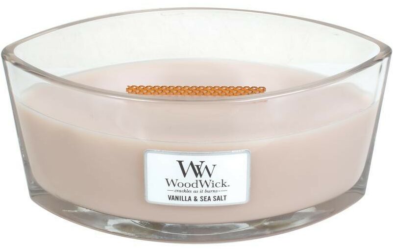 Vanilla & Sea Salt świeca elipsa WoodWick