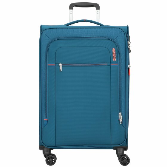 American Tourister Crosstrack Walizka na 4 kółkach 67 cm navy/orange