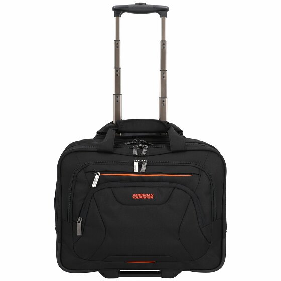 American Tourister AT Work Walizka biznesowa 44 cm przegroda na laptopa black/orange