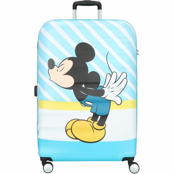 American Tourister Wavebreaker Disney Walizka na 4 kółkach 77 cm mickey blue kiss 85673-8624