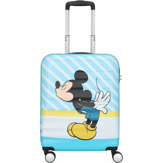 American Tourister Wavebreaker Disney Walizka kabinowa na 4 kółkach 55 cm mickey blue kiss