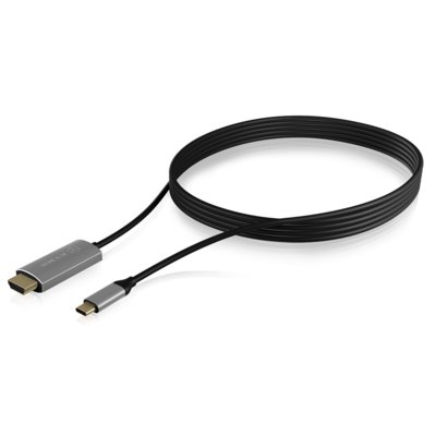 RaidSonic Kabel RaidSonic USB-C HDMI 1.8m Czarny IB-CB020-C