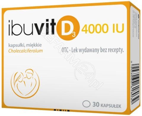 Фото - Вітаміни й мінерали Ibuvit D3 4000 IU, 30 kapsułek