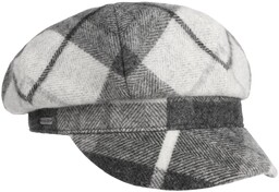 Czapka Newsboy Tevere Krata by McBURN, czarny, One Size