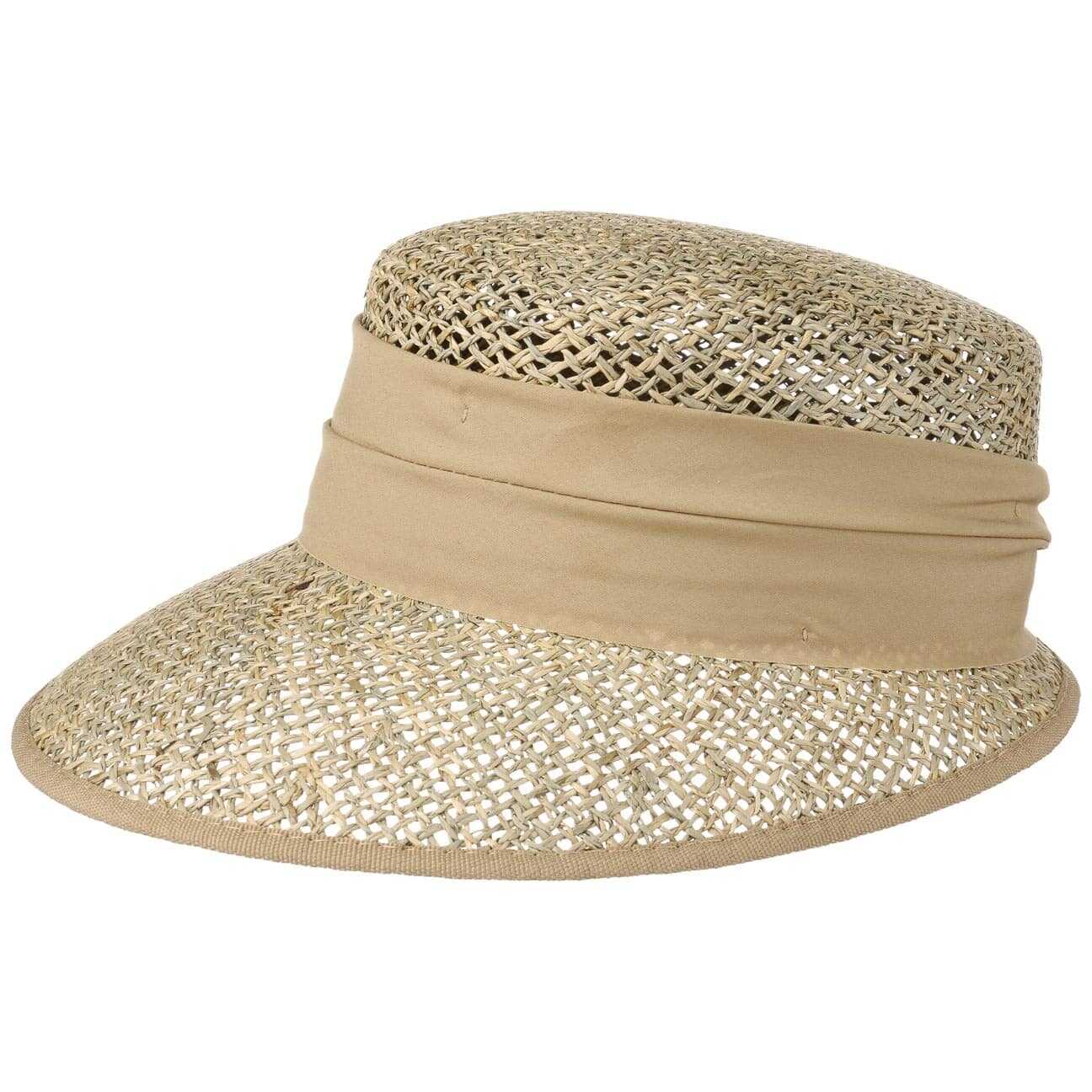 Czapka z Daszkiem Słomiana Breezy by Lipodo, naturalny beżowy, One Size