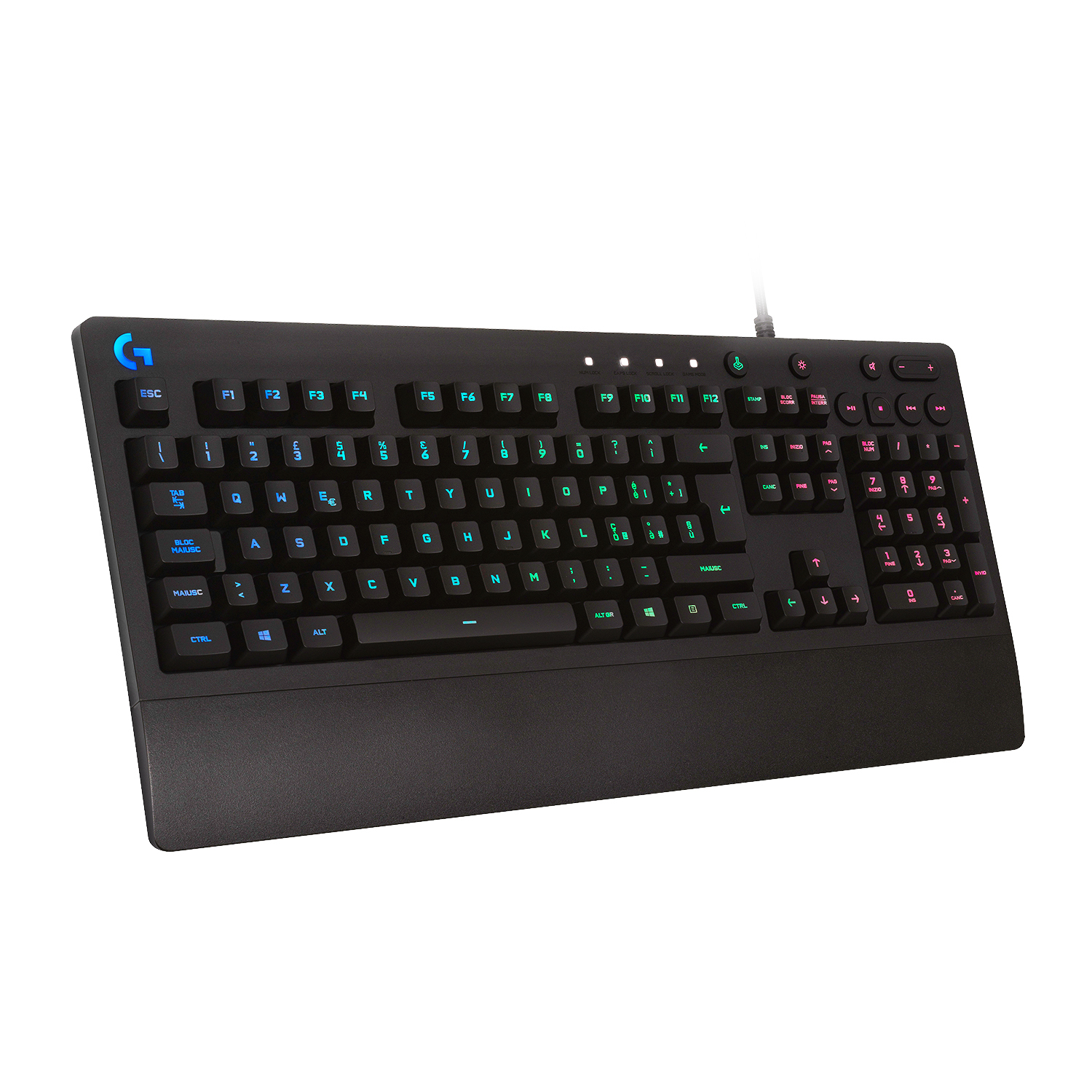 Logitech G G213 Prodigy klawiatura USB QWERTY Angielski Czarna 920-008085