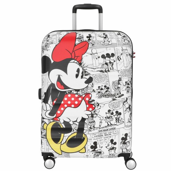 American Tourister Wavebreaker Disney Walizka na 4 kółkach 67 cm minnie-comics-white
