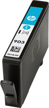 Tusz HP Oryginalny błękitny wkład atramentowy 903 T6L87AE#301