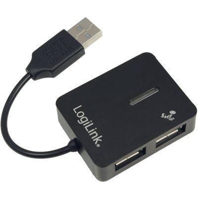 LogiLink HUB USB 2.0 4 Smile - czarny UA0139