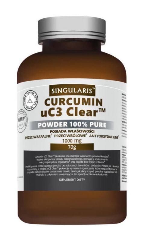 SINGULARIS Singularis Curcumin uC3 Clear Powder 100% Pure 70 g