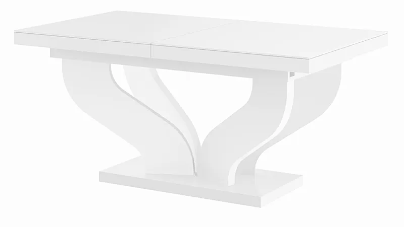 Rozkładany stół biały połysk N0-N01